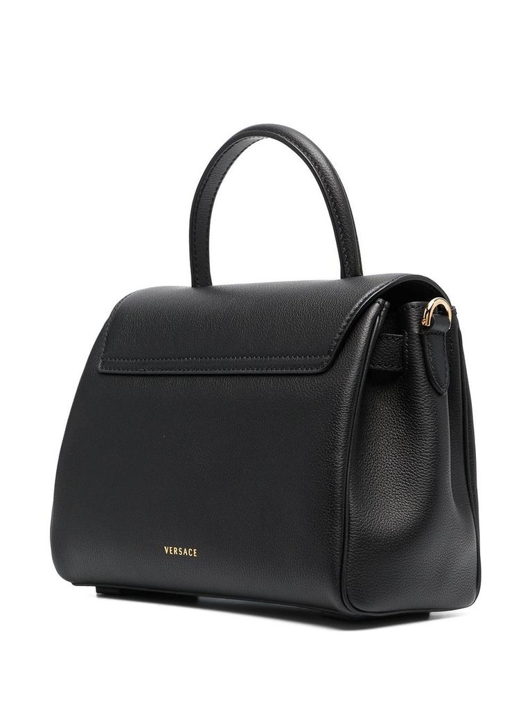 Versace Women's  Black Leather Handbag商品第3张图片规格展示