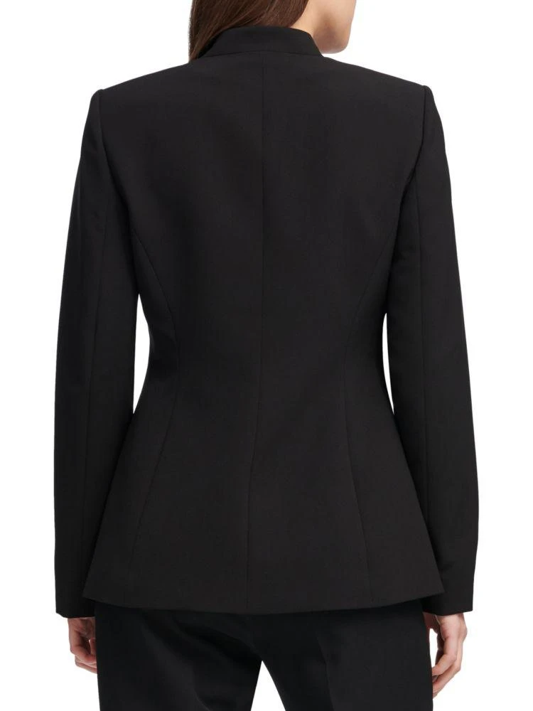 商品Donna Karan|Collarless Double-Breasted Blazer,价格¥519,第2张图片详细描述