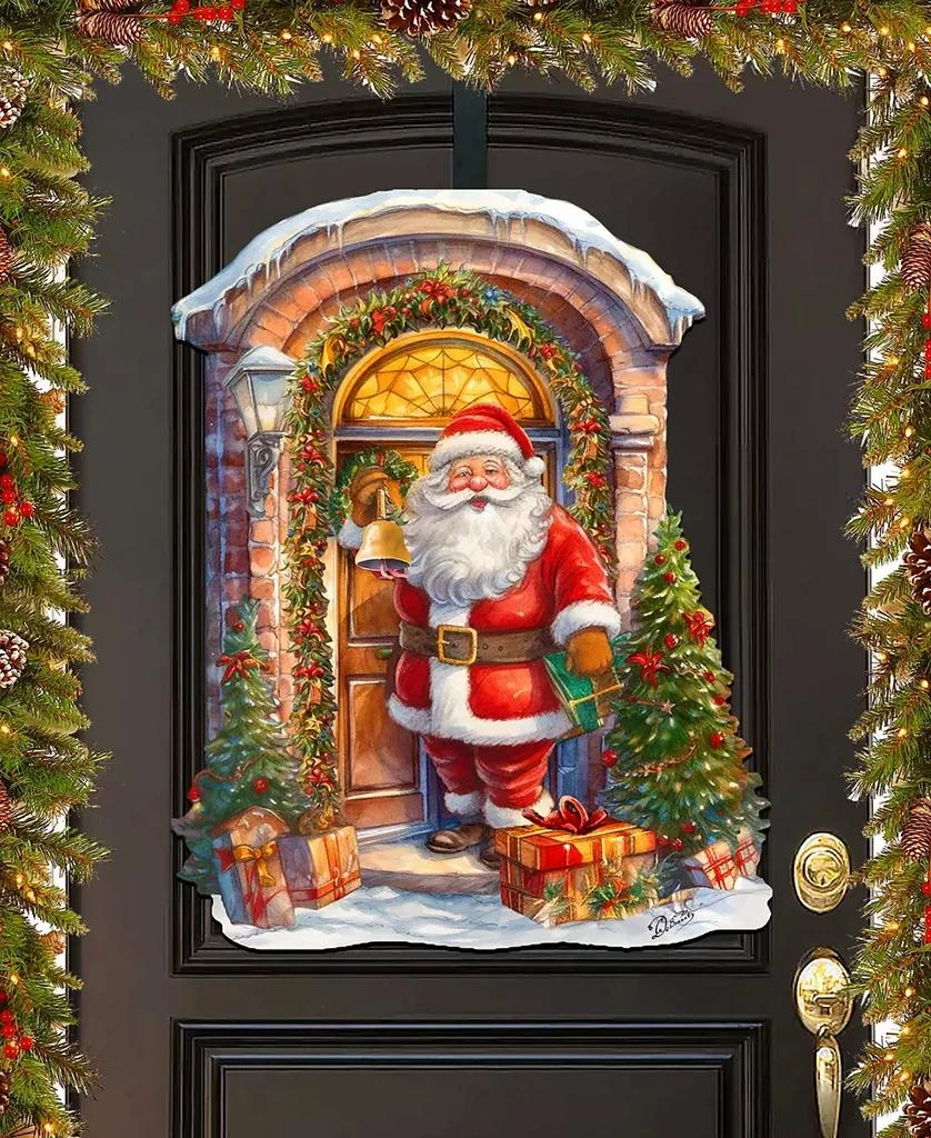 商品Designocracy|Knocking the Christmas Wooden Wall Decor Door Decor G. DeBrekht,价格¥1099,第1张图片