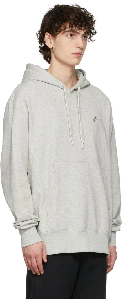 商品NIKE|Grey NSW Classic Fleece Hoodie,价格¥283,第2张图片详细描述