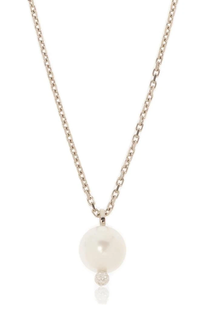 商品Givenchy|Givenchy 4G Pearl Pendant Necklace,价格¥1450,第2张图片详细描述