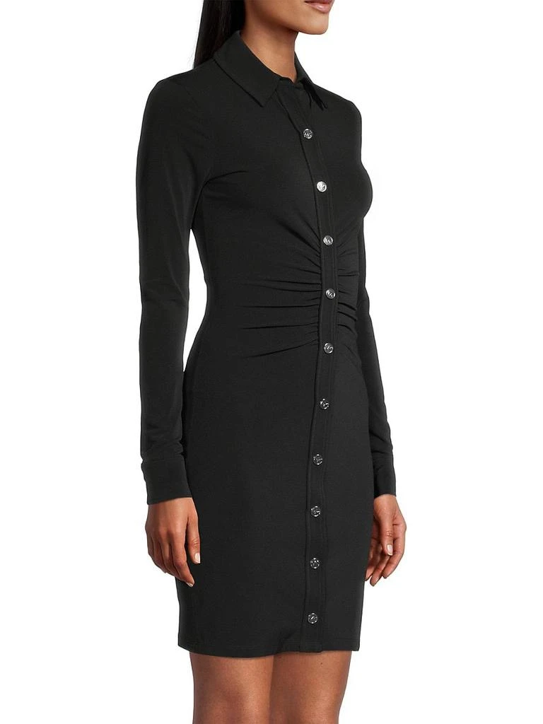 商品Michael Kors|Ruched Long-Sleeve Body-Con Dress,价格¥522,第4张图片详细描述