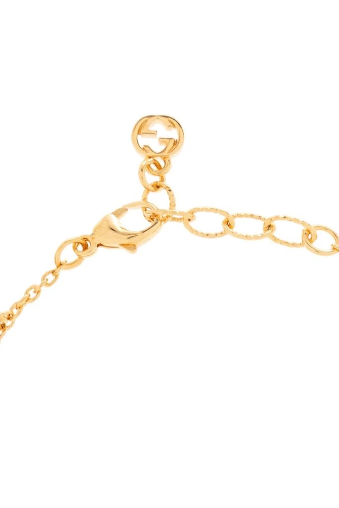 商品Gucci|Gucci Logo Charms Bee Embellished Bracelet,价格¥4101,第3张图片详细描述