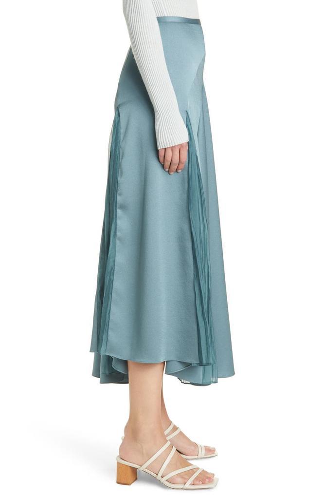商品Vince|Mixed Media Panel Asymmetrical Skirt,价格¥938,第5张图片详细描述