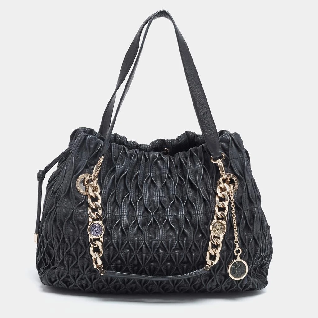 商品[二手商品] BVLGARI|Bvlgari Black Quilted Leather Monette Tote,价格¥4295,第1张图片