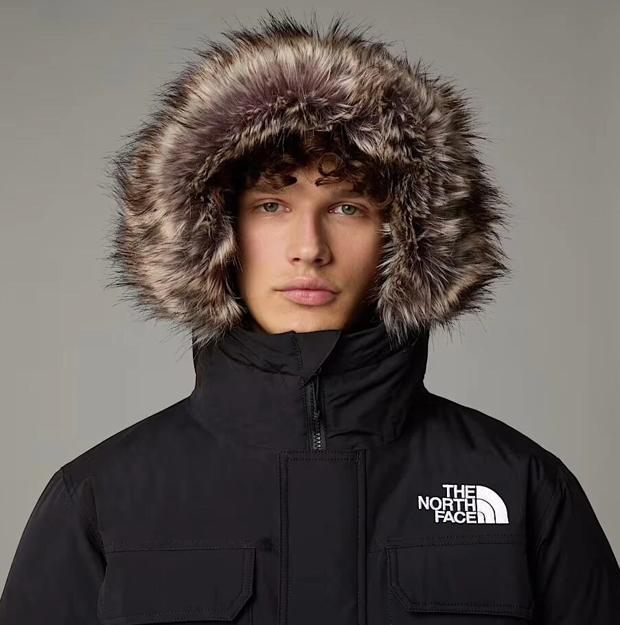 北面THE NORTH FACE 毛领防风防水夹克外套 男款 黑色（香港仓发货） 商品