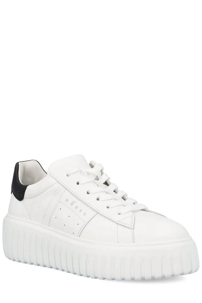 商品hogan|Hogan Round-Toe Lace-Up Sneakers,价格¥2150,第2张图片详细描述