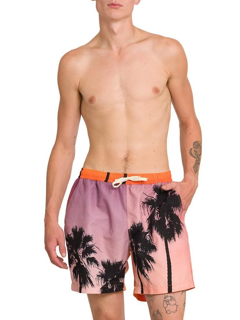 商品Blue Sky Inn|Sunset Palms Swim Trunks,价格¥507,第3张图片详细描述