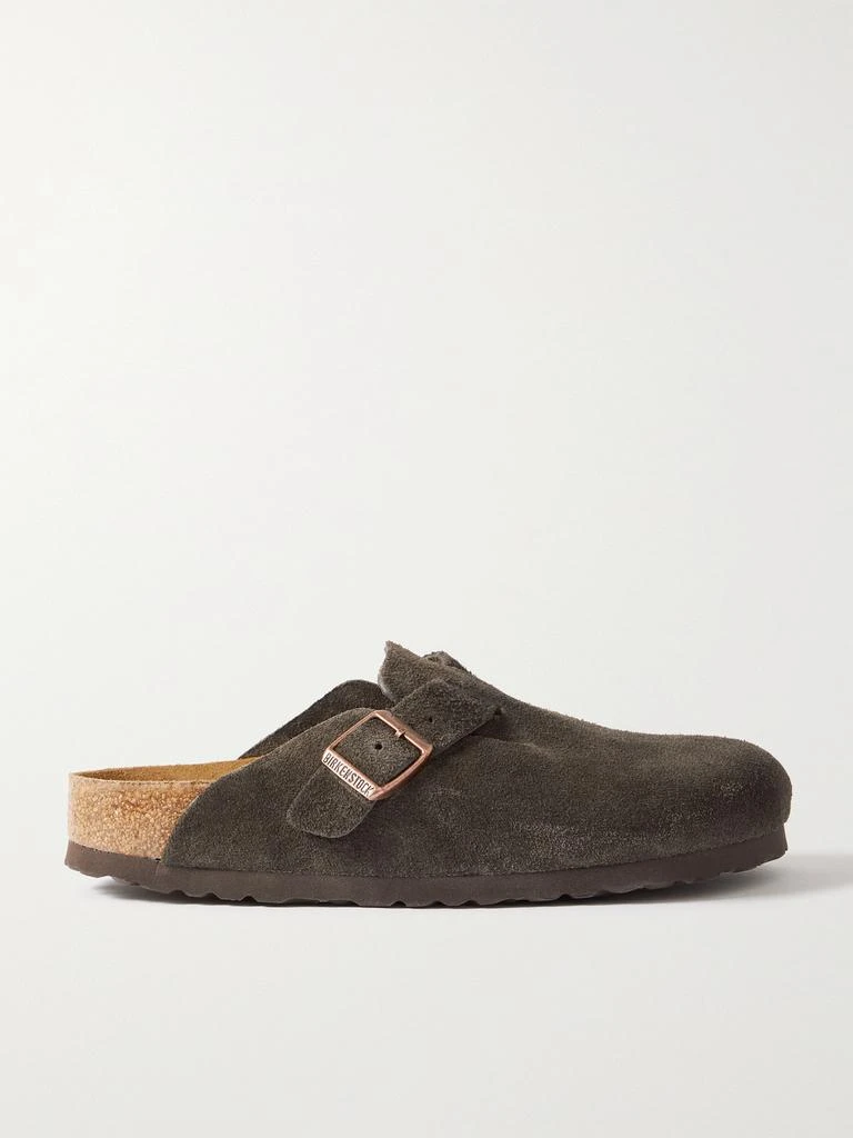 商品Birkenstock|Boston 绒面革拖鞋  - IT36,价格¥1222,第1张图片