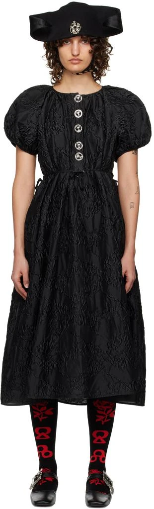 商品CHOPOVA LOWENA|Black Efi Midi Dress,价格¥3979,第1张图片