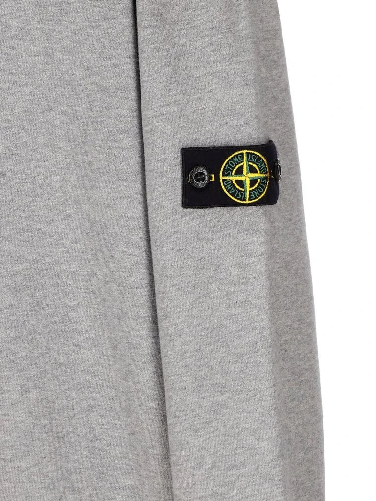 商品Stone Island Junior|Stone Island Junior Logo Patch Crewneck Sweatshirt,价格¥970,第3张图片详细描述