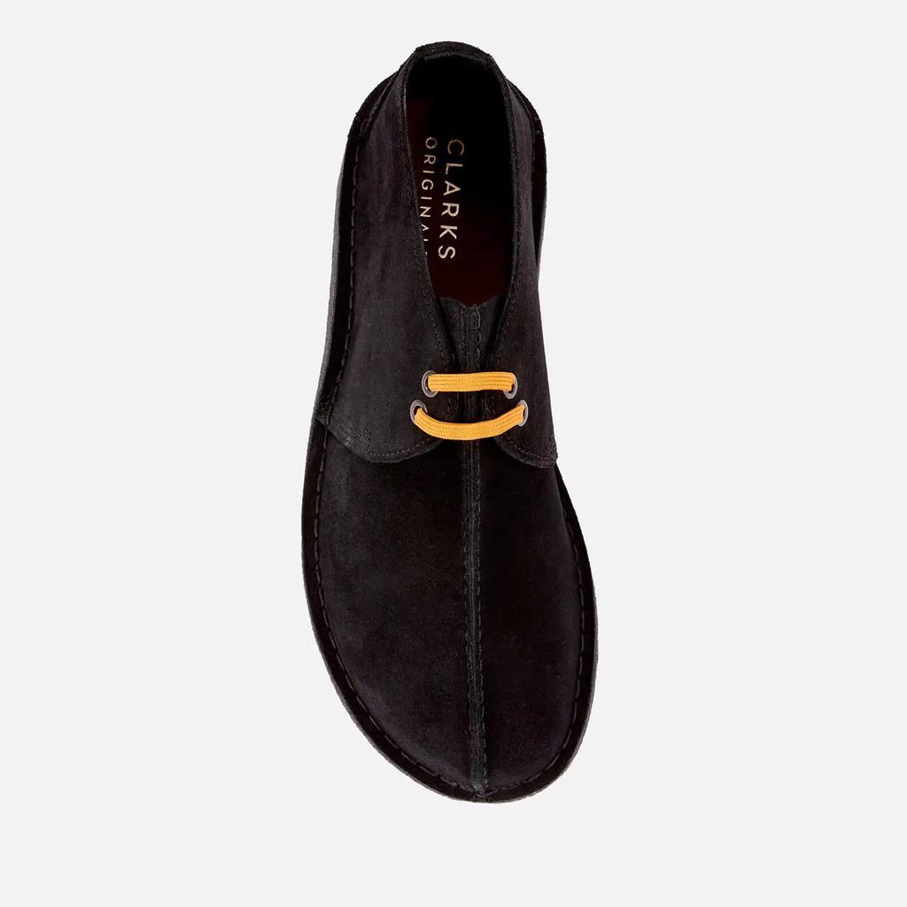 商品Clarks|Clarks Originals Men's Desert Trek Suede Shoes - Black,价格¥955,第5张图片详细描述
