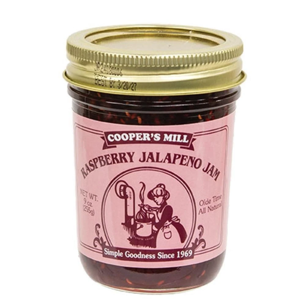 商品HomeGifo|Raspberry Jalapeno Jam 9 oz Jar,价格¥318,第1张图片