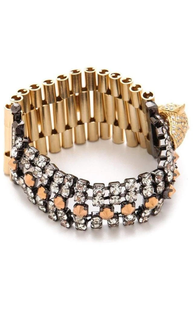 商品Iosselliani|Cheetah Head Crystal Bracelet,价格¥3197,第5张图片详细描述