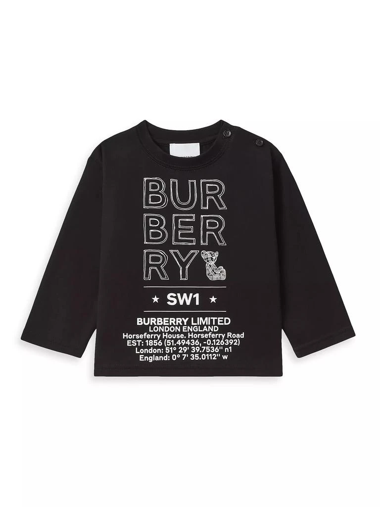 商品Burberry|Baby's &amp; Little Boy's Joel Logo Sketch Print Top,价格¥875,第1张图片