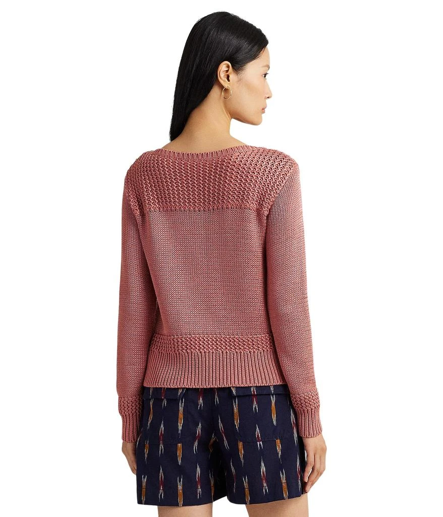 商品Ralph Lauren|Cotton-Blend Boatneck Sweater,价格¥1083,第2张图片详细描述