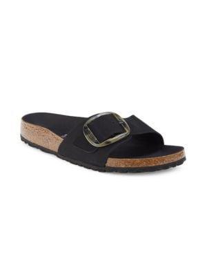 商品Birkenstock|Madrid Suede Flat Sandals,价格¥585,第4张图片详细描述