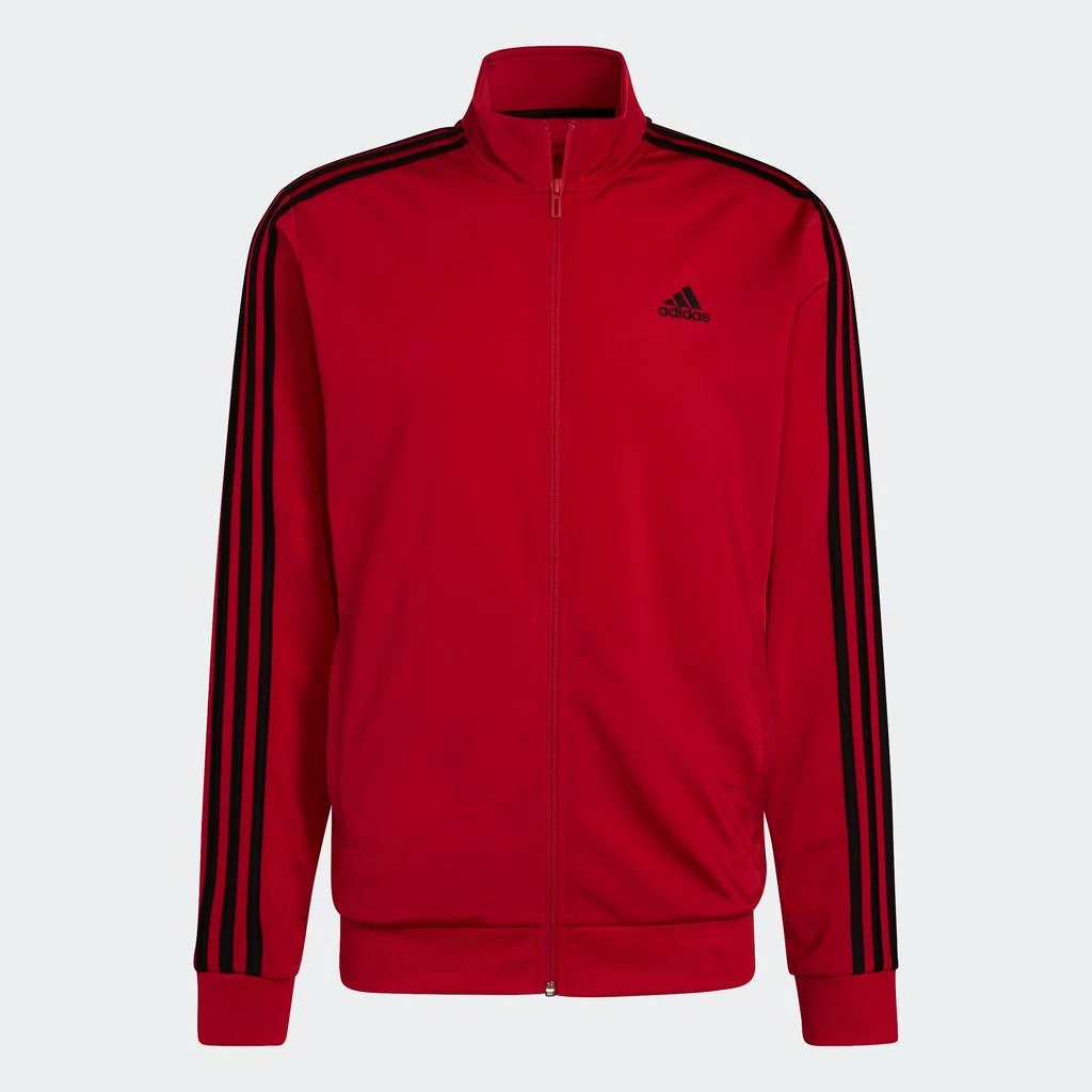 商品Adidas|男士Essentials 3-Stripes 条纹运动夹克,价格¥91,第1张图片详细描述