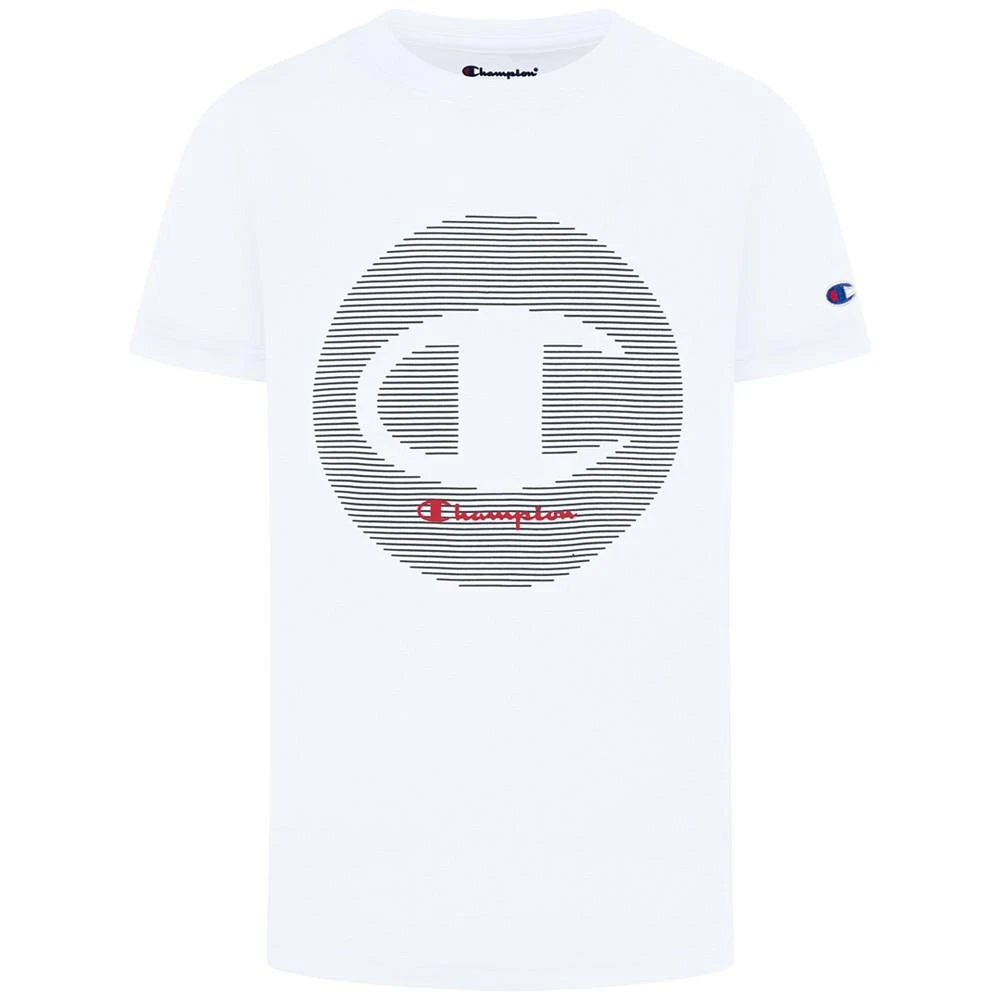 商品CHAMPION|Big Boys Wavy Lines C Circle T-shirt,价格¥36,第1张图片
