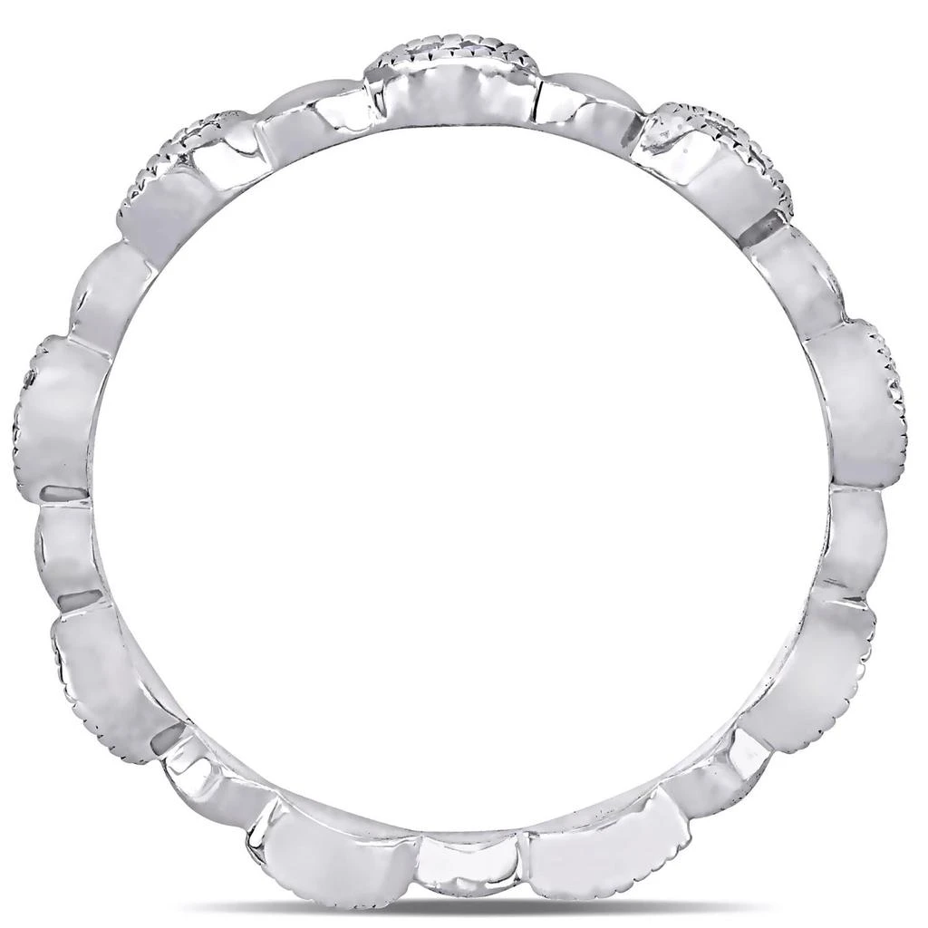 商品Julianna B|10k White Gold Diamond Eternity Ring,价格¥3023,第3张图片详细描述