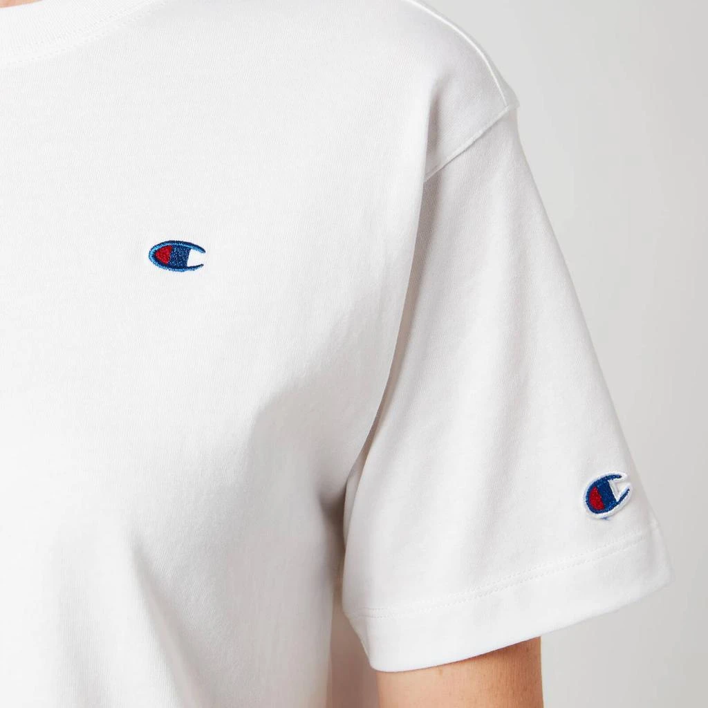 商品CHAMPION|Champion Women's Cropped Crewneck T-Shirt - White,价格¥141,第3张图片详细描述