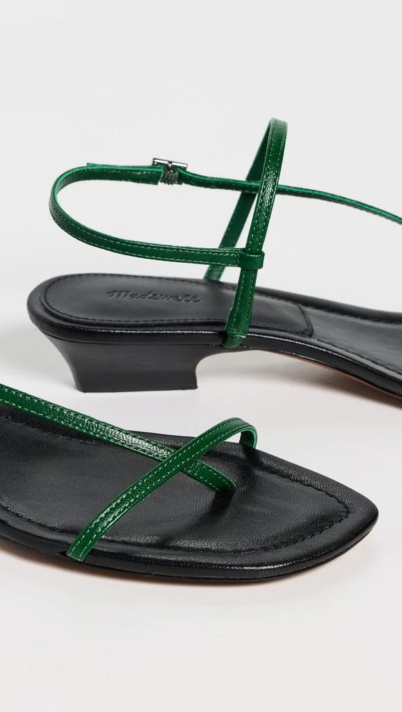 商品Madewell|The Maycie Asymmetric T-Strap Sandals,价格¥889,第5张图片详细描述