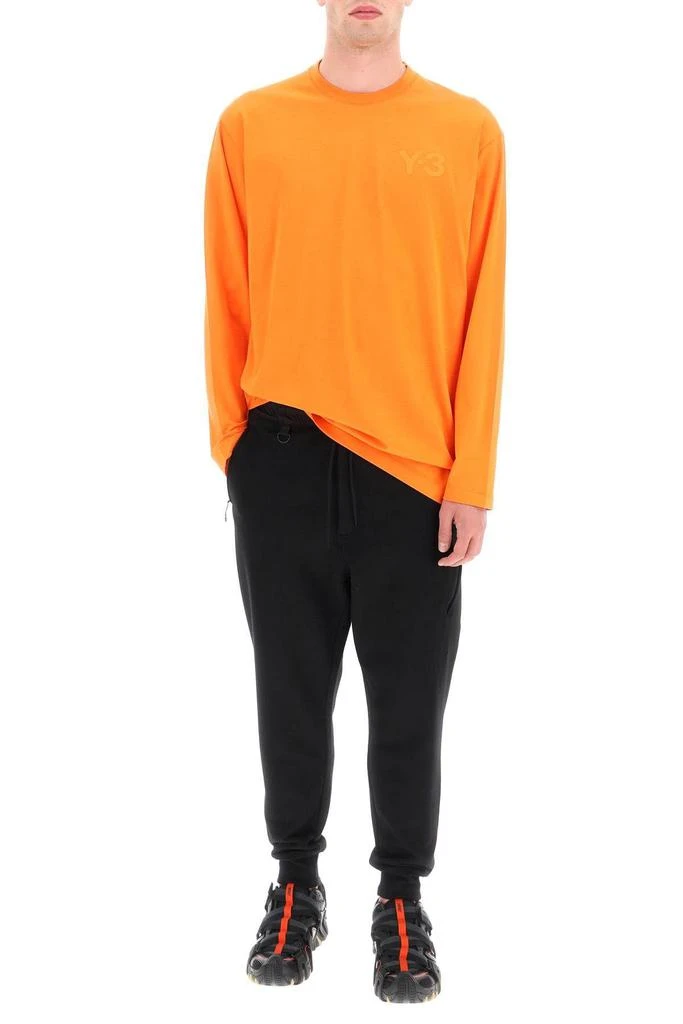 商品Y-3|LOGO PRINT LONG SLEEVE T-SHIRT,价格¥437,第2张图片详细描述