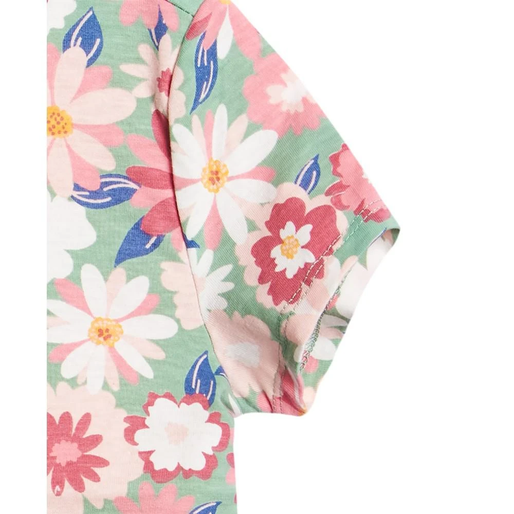 商品Epic Threads|Toddler Girls Short Sleeve Floral Print T-shirt,价格¥61,第5张图片详细描述