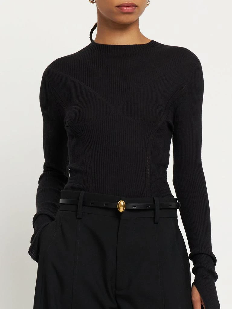 商品Jil Sander|1.2cm Leather Belt W/ Brooch,价格¥5912,第1张图片详细描述