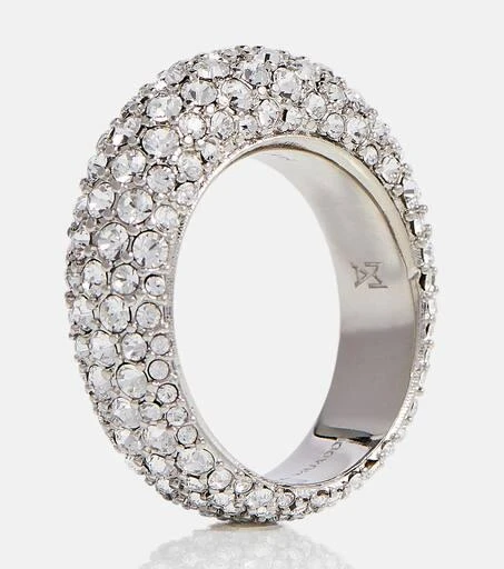 商品Amina Muaddi|Cameron crystal-embellished ring,价格¥2752,第4张图片详细描述