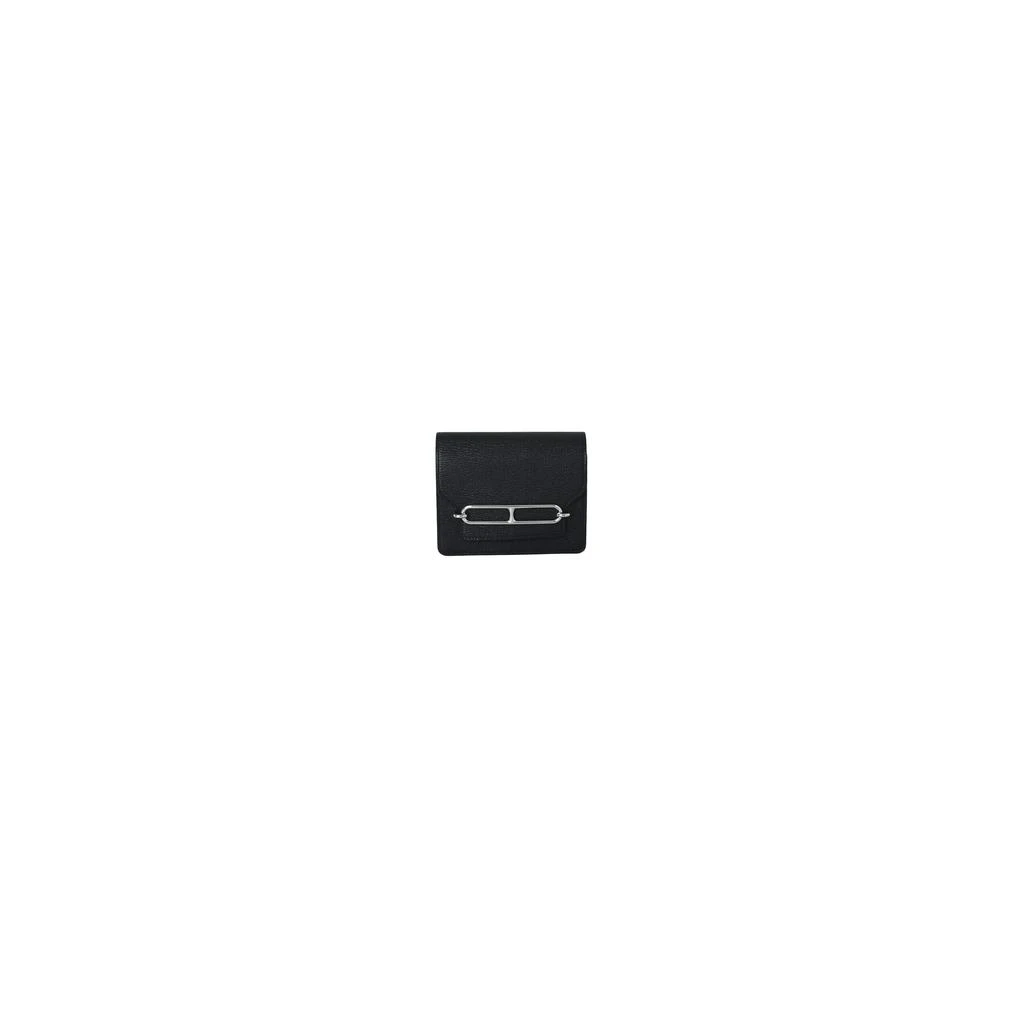 商品Hermes|Hermes Roulis Slim Wallet Palladium Hardware Black,价格¥29427,第1张图片