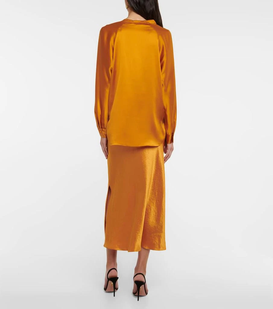 商品Vince|Silk satin blouse,价格¥2076,第3张图片详细描述