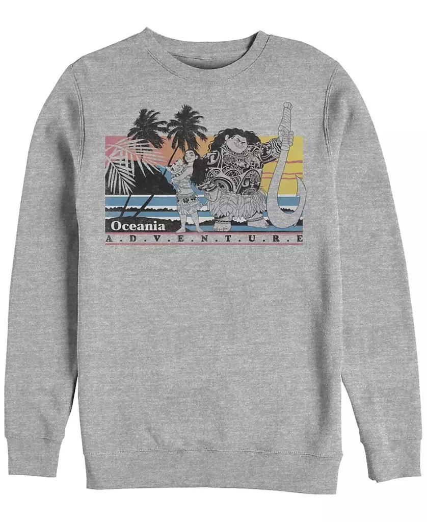 商品Disney|Disney Men's Moana Maui Pua Oceania Adventure, Crewneck Fleece,价格¥127,第1张图片