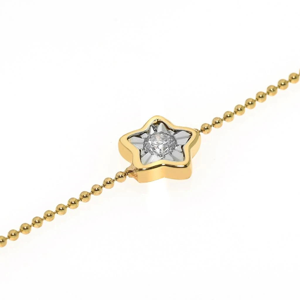 商品Bliss|Bliss by Damiani by Damiani by Damiani Lumina 18K Yellow and White Gold DiamondStar Chain Link Bracelet 20086546,价格¥7058,第3张图片详细描述