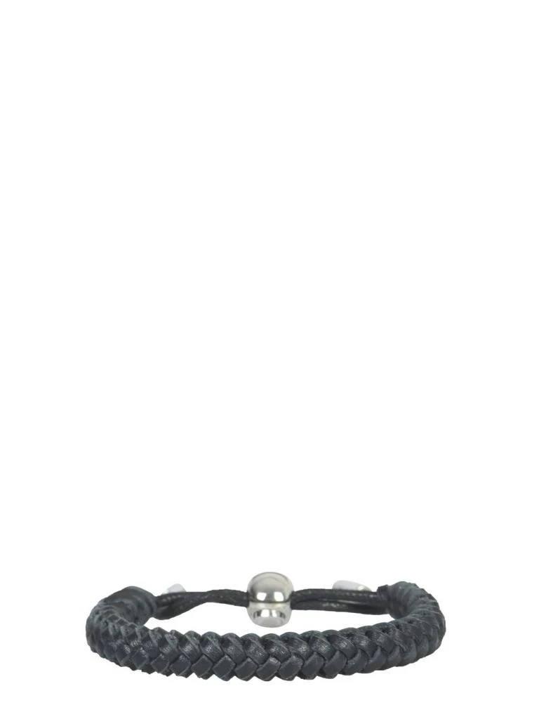 商品Alexander McQueen|Alexander McQueen Woven Skull Charm Bracelet,价格¥1318,第2张图片详细描述