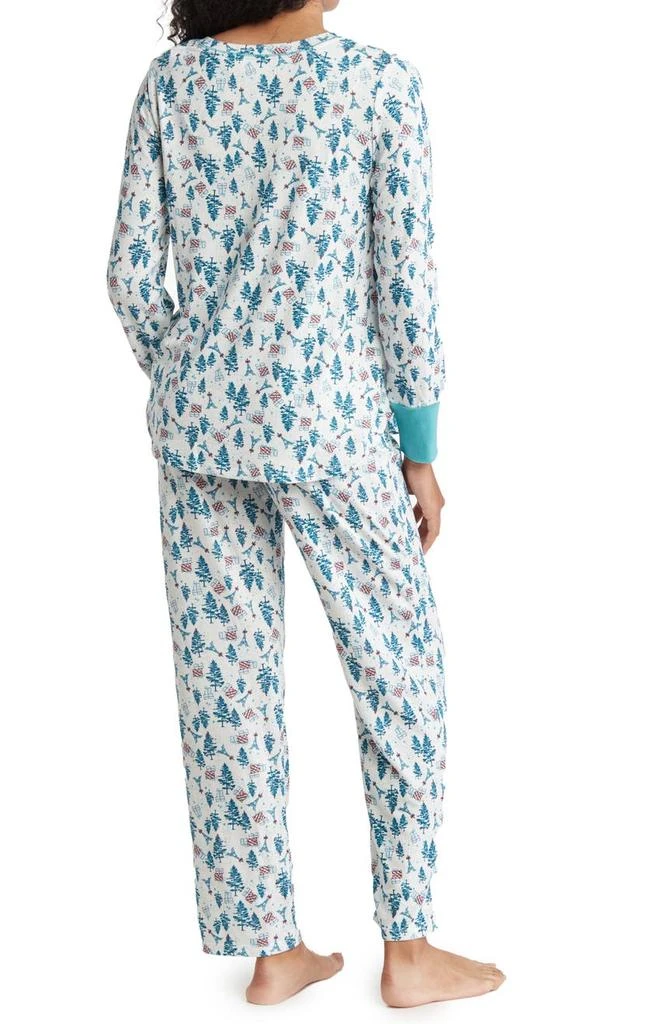商品Kensie|Hacci Holiday Eiffel Tower Pajama Set,价格¥197,第2张图片详细描述