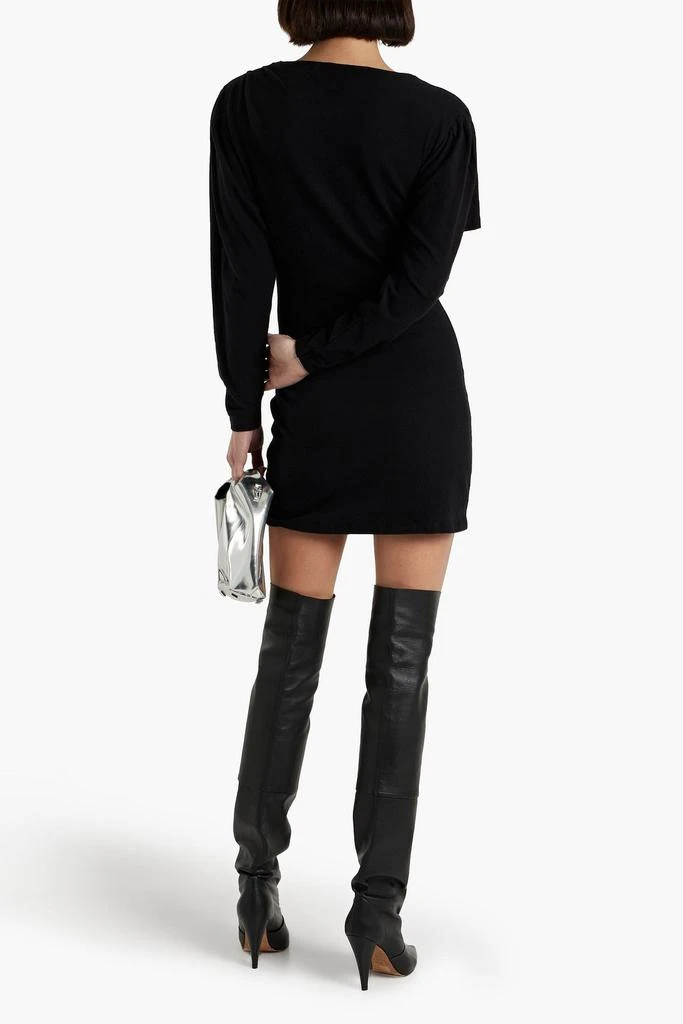 商品IRO|Samina ruffled stretch-cotton jersey mini dress,价格¥669,第3张图片详细描述