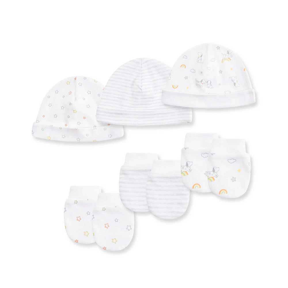 商品Little Me|Baby Boys or Baby Girls Hats and Mittens, 6 Piece Set,价格¥165,第1张图片