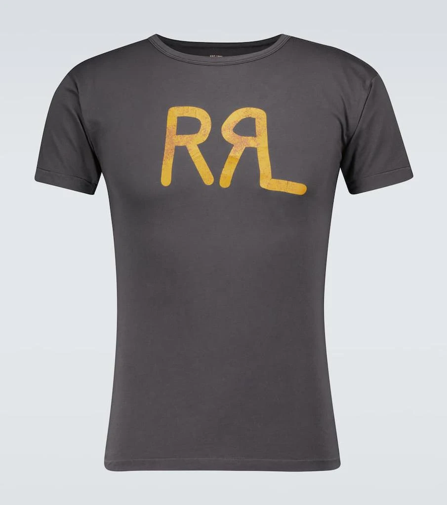 商品RRL|Logo short-sleeved cotton T-shirt,价格¥632,第1张图片