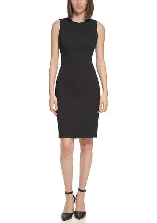 商品Calvin Klein|Klein Womens Sleeveless Sheath Dress,价格¥750,第1张图片