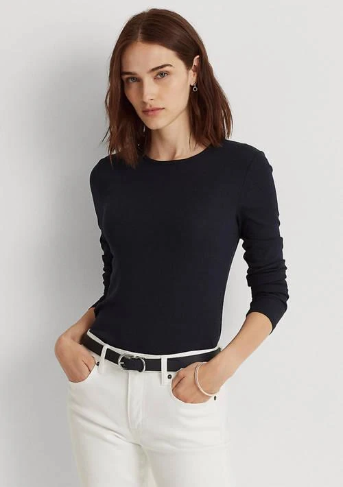 商品Ralph Lauren|Ralph Lauren Stretch Long Sleeve Tee,价格¥451,第1张图片