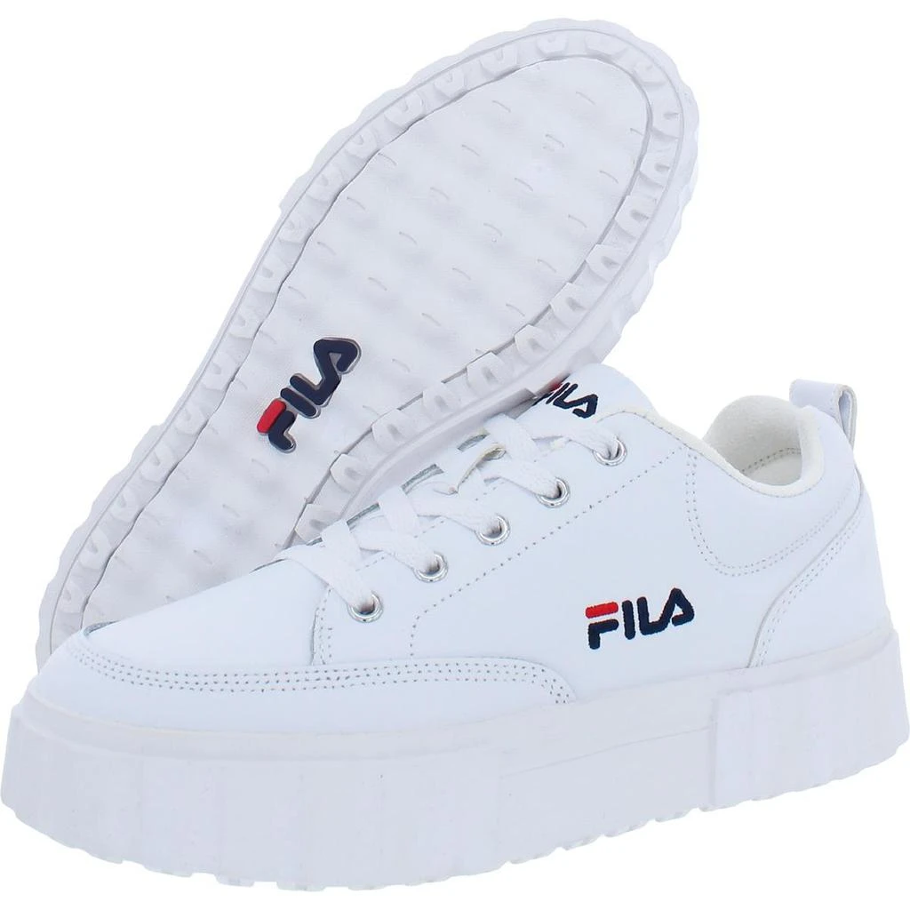 商品Fila|Fila Womens Sandblast Low Leather Fitness Athletic and Training Shoes,价格¥245,第2张图片详细描述