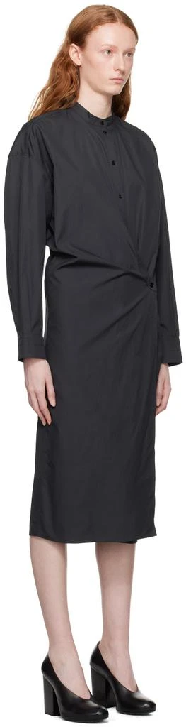 商品Lemaire|Gray Twisted Midi Dress,价格¥1943,第2张图片详细描述