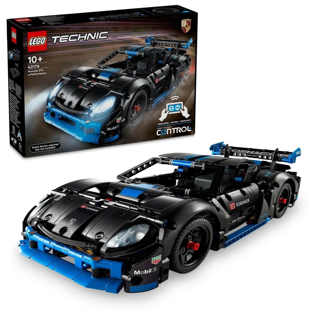 商品LEGO|LEGO Technic Porsche GT4 e-Performance Race Car Toy 42176,价格¥1349,第1张图片