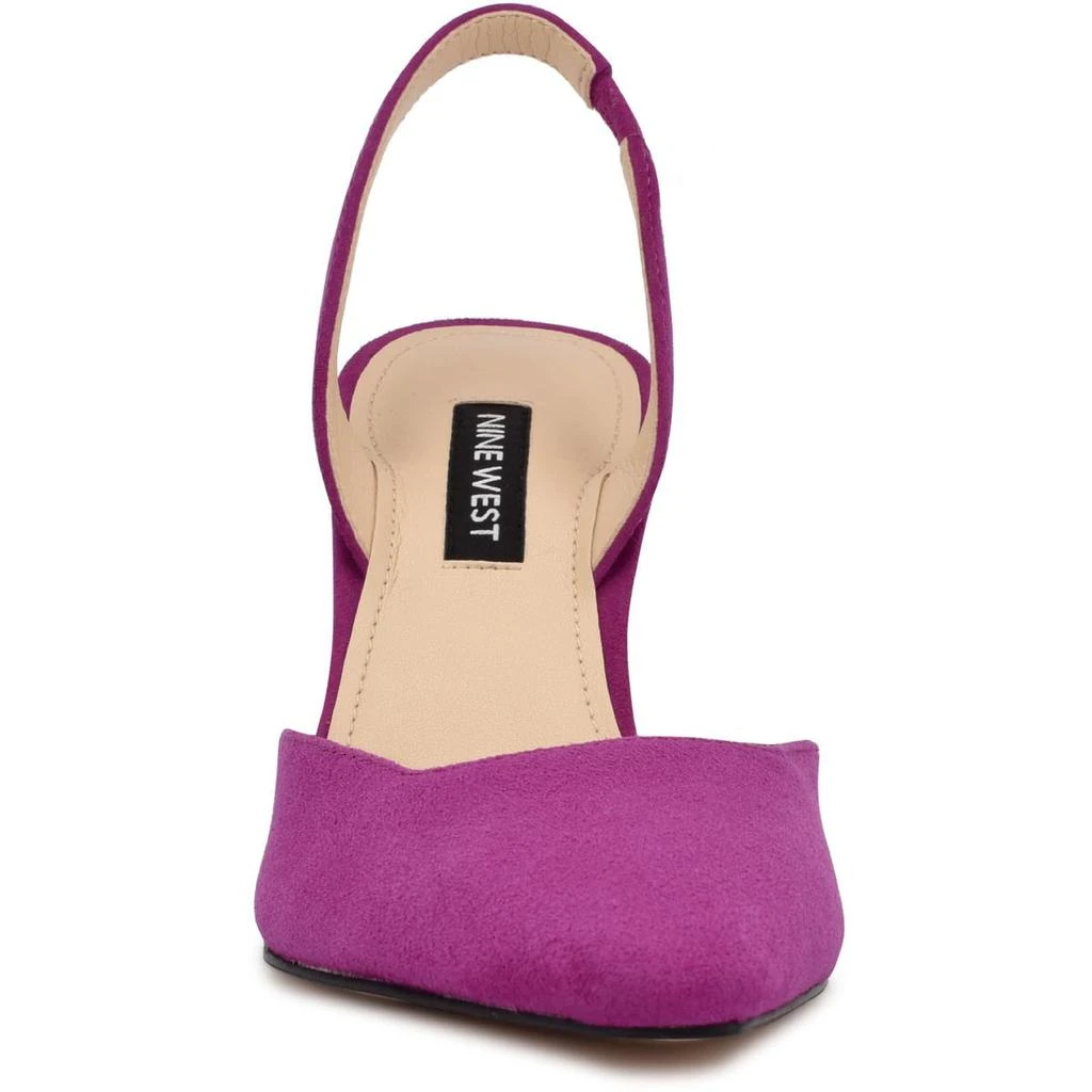 商品Nine West|Nine West Womens Hurry Suede Slingbacks Pumps,价格¥236,第3张图片详细描述