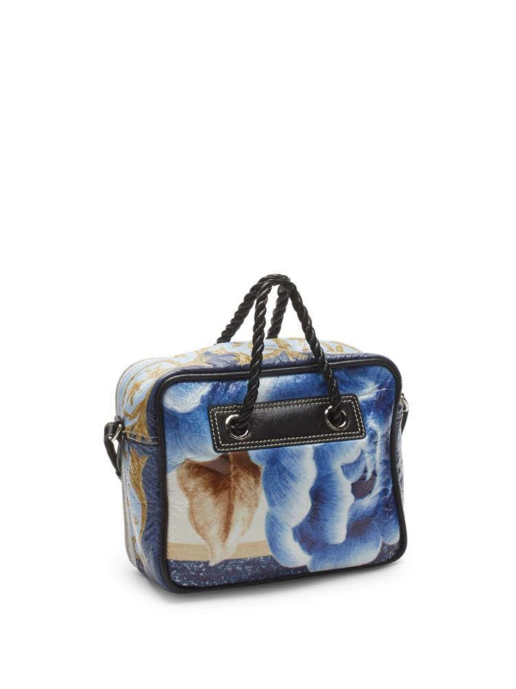 商品Balenciaga|Floral Blanket Leather Square Mini Bag,价格¥3931,第4张图片详细描述