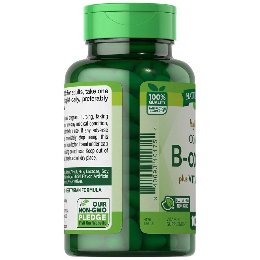 商品Nature's Truth|High Potency Complete B-Complex plus Vitamin C,价格¥34,第4张图片详细描述