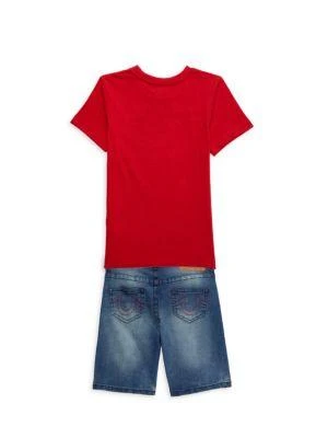 商品True Religion|Little Boy's 2-Piece Tee & Shorts Set,价格¥159,第2张图片详细描述