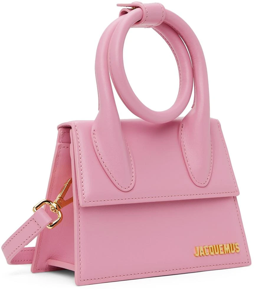 商品Jacquemus|Pink La Montagne 'Le Chiquito Noeud' Bag,价格¥6782,第2张图片详细描述