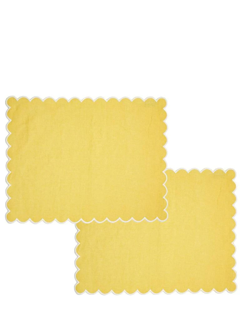商品THE CONRAN SHOP|Set Of 2 Scalloped Edge Placemats,价格¥469,第1张图片